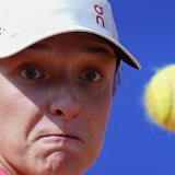 Iga Swiatek suspendue un mois pour dopage KEYSTONE/AP/Andy Wong
